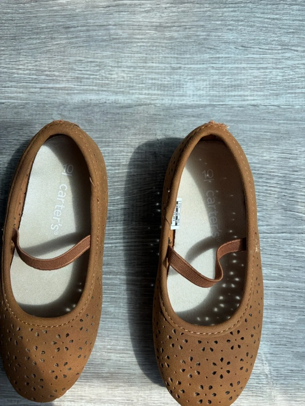 Carter's Girls Brown Mary Jane Flats